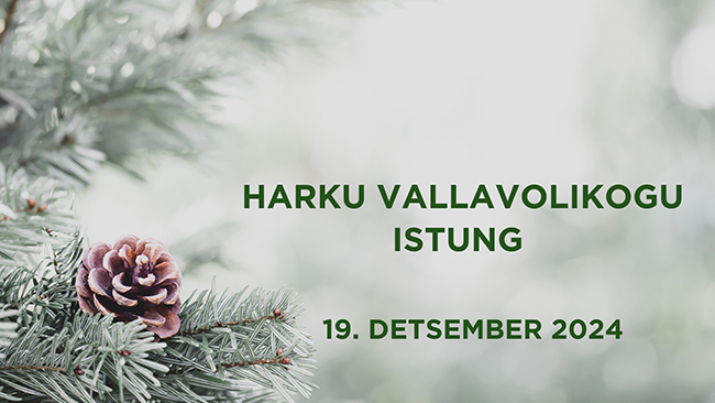 Harku Vallavolikogu istung detsember