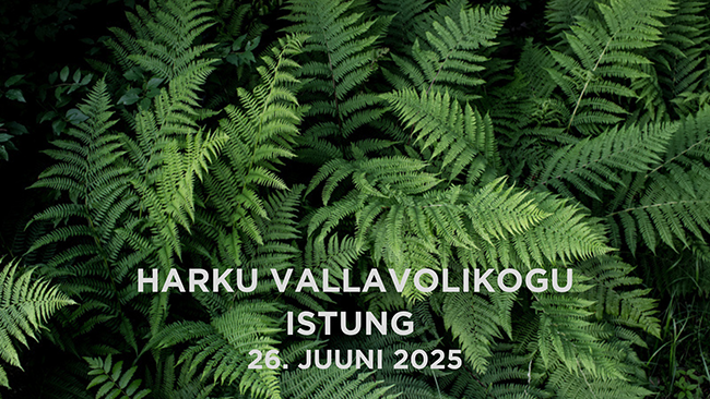 Harku Vallavolikogu istung 26. juuni 