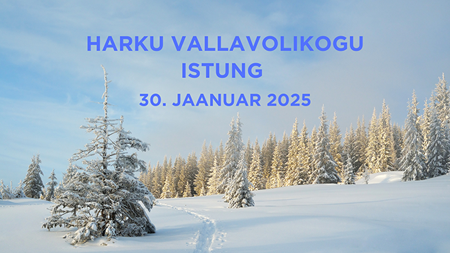 Harku Vallavolikogu istung jaanuar