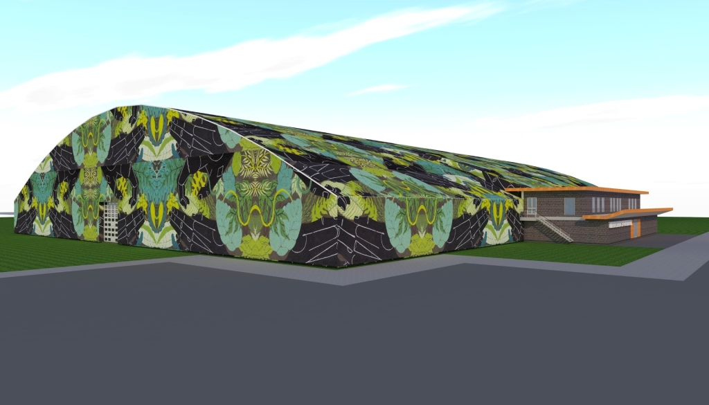 Tabasalu spordihall 3D kavand