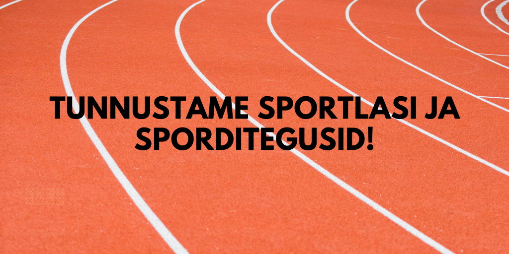Tunnustame sportlasi ja sporditegusid plakat